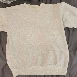 Plain Gray Crewneck Sweatshirt